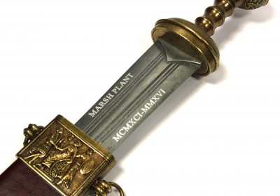 Personalised Bespoke Custom Engraved Gladius Sword